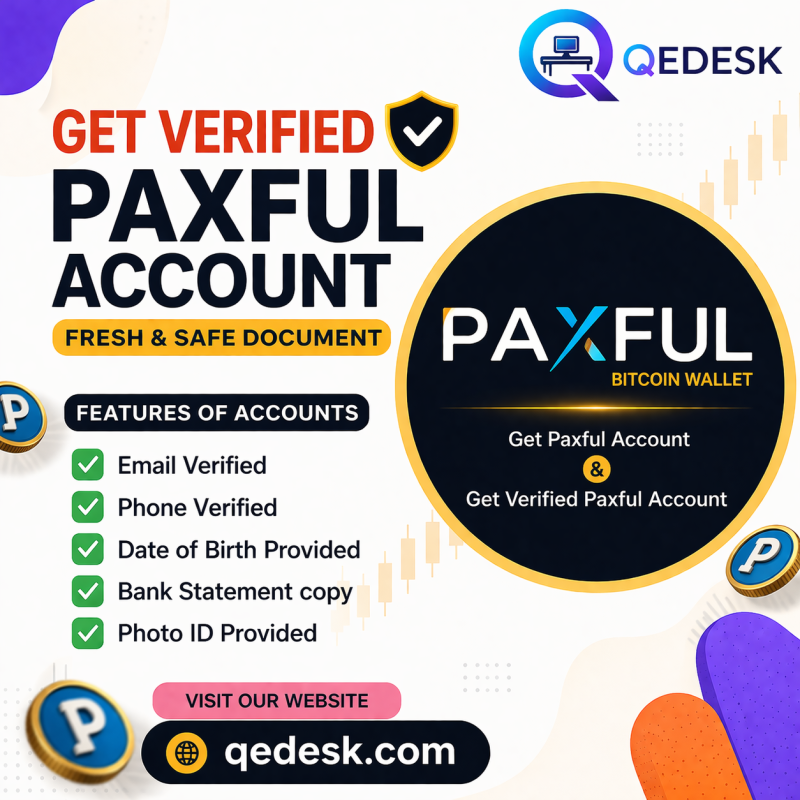 Get Verified Paxful Account With Fresh AND Safe Document
